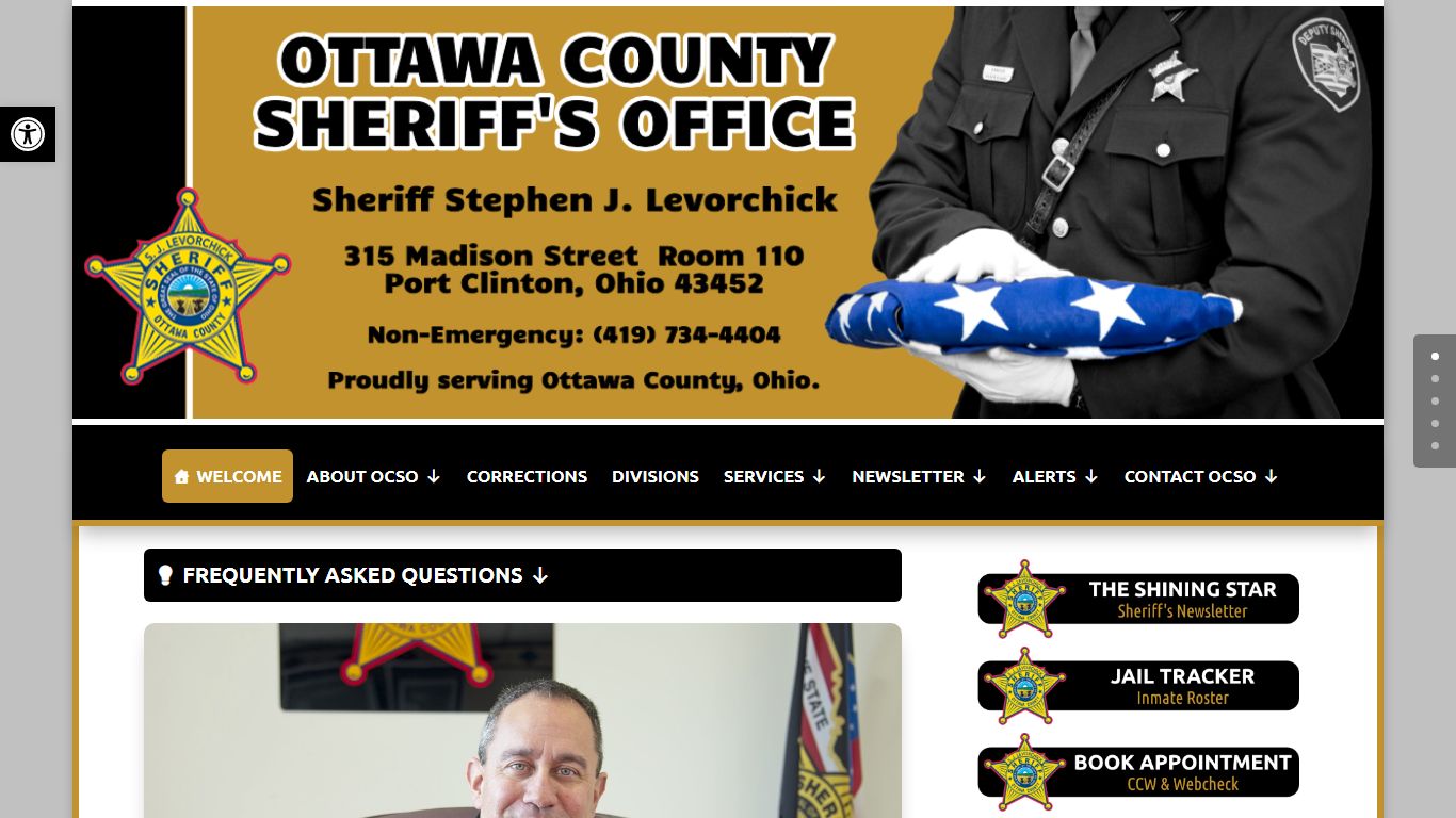 Ottawa County Sheriff's Office | Sheriff Stephen J. Levorchick